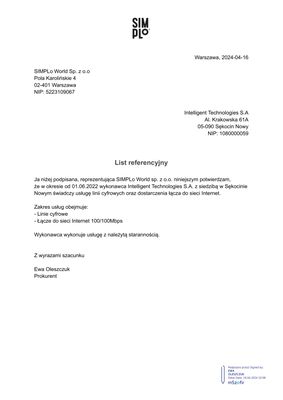ITSA List referencyjny - Simplo